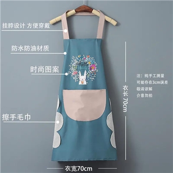 新款围裙厨房家用做饭男女超级防水防油超好看的饭单围腰网红洋气