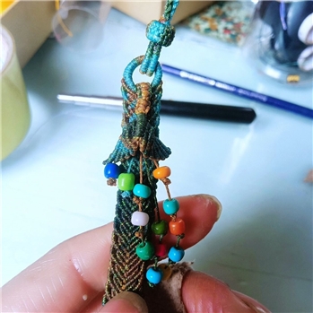 手工编织手机链钥匙扣包包